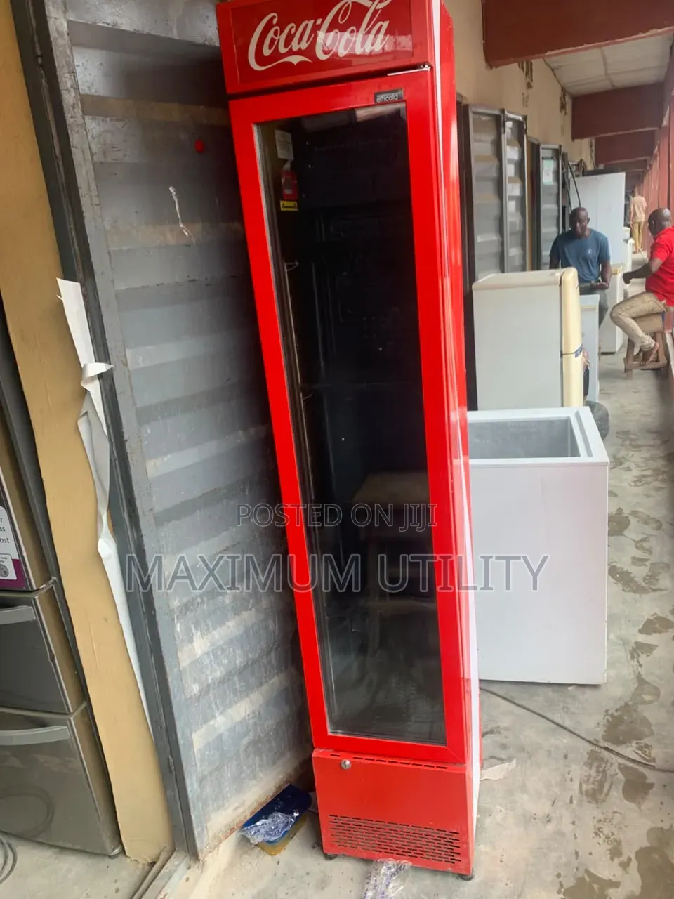 Single-Door Upright Coca-Cola Chiller.