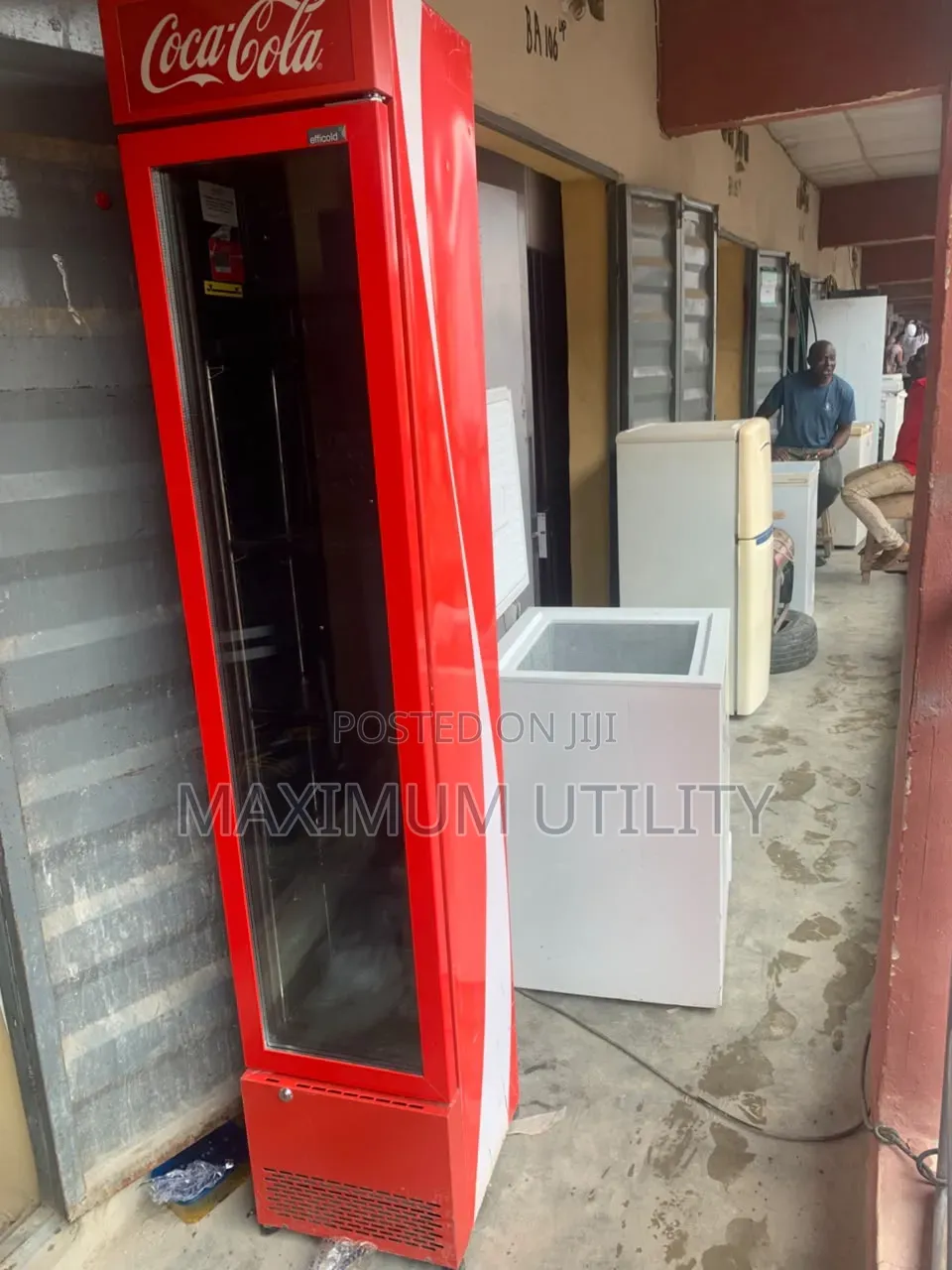 Single-Door Upright Coca-Cola Chiller.