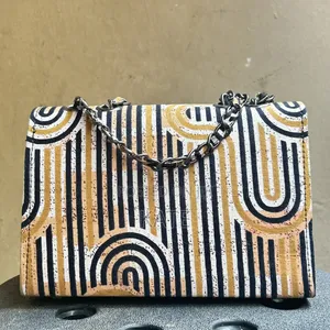 Brown Ankara Handbag