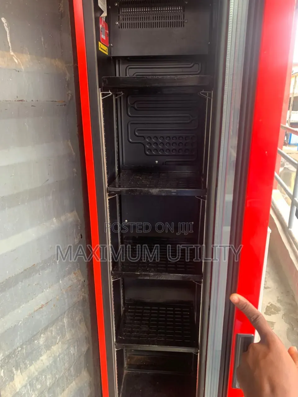 Single-Door Upright Coca-Cola Chiller.