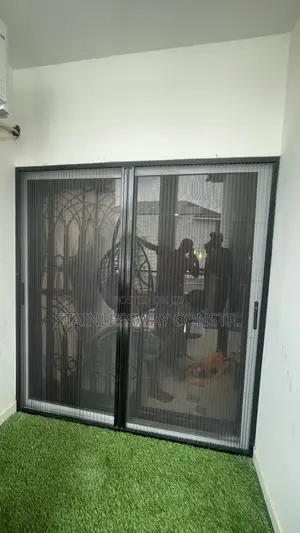 Collapsible Black Balcony Door Netting