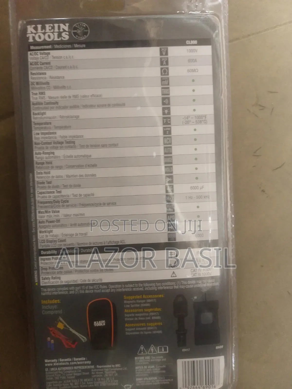 Klein Tools Clamp Meter