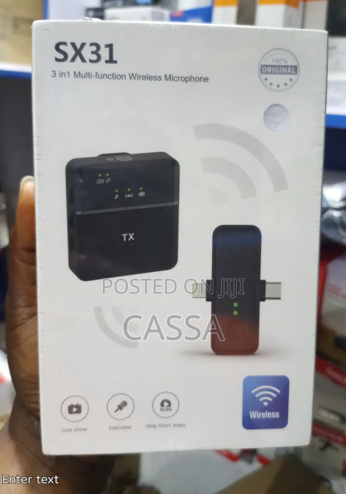 SX31 3 in 1 Multi-Function Wireless Microphone