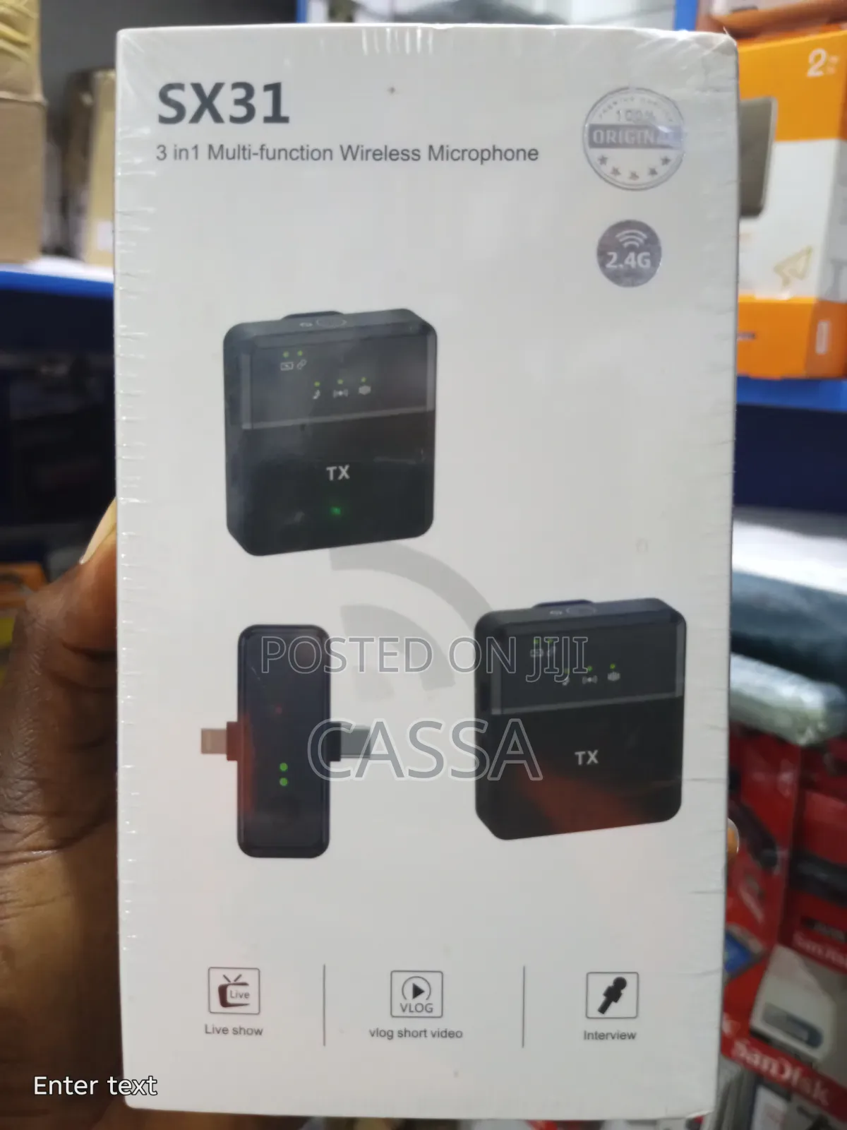 SX31 3 in 1 Multi-Function Wireless Microphone