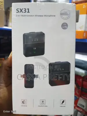 SX31 3 in 1 Multi-Function Wireless Microphone
