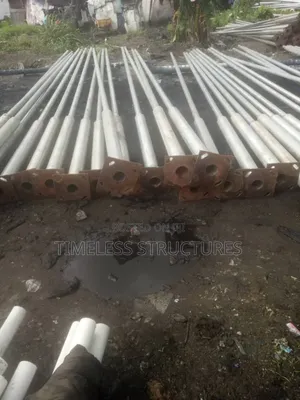 Double Arm Solar Poles