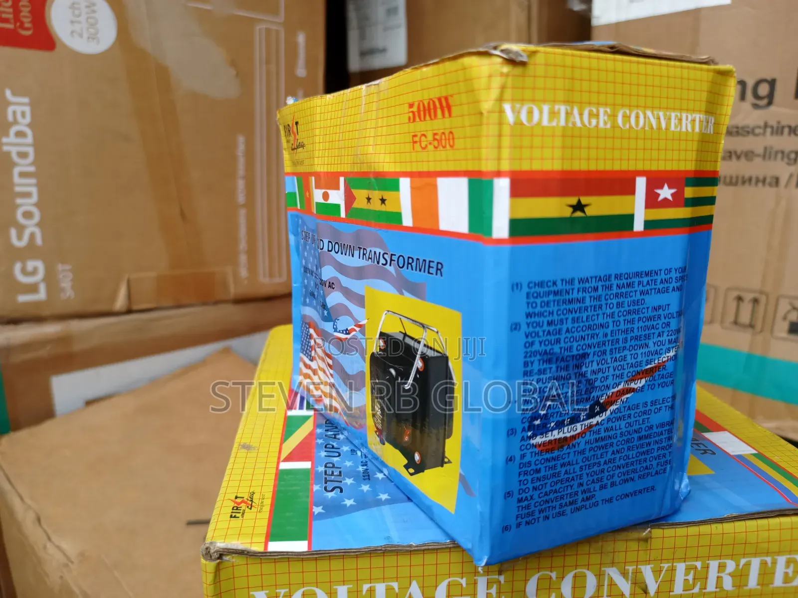 First Afrique 500w Step-Up Step-Down Voltage Converter | Fc-500