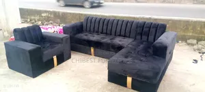 Standard L Shape Sofa Set With Single