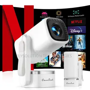 Smart Android Projector Amlogic Mini Beamer Video Hifi Sound
