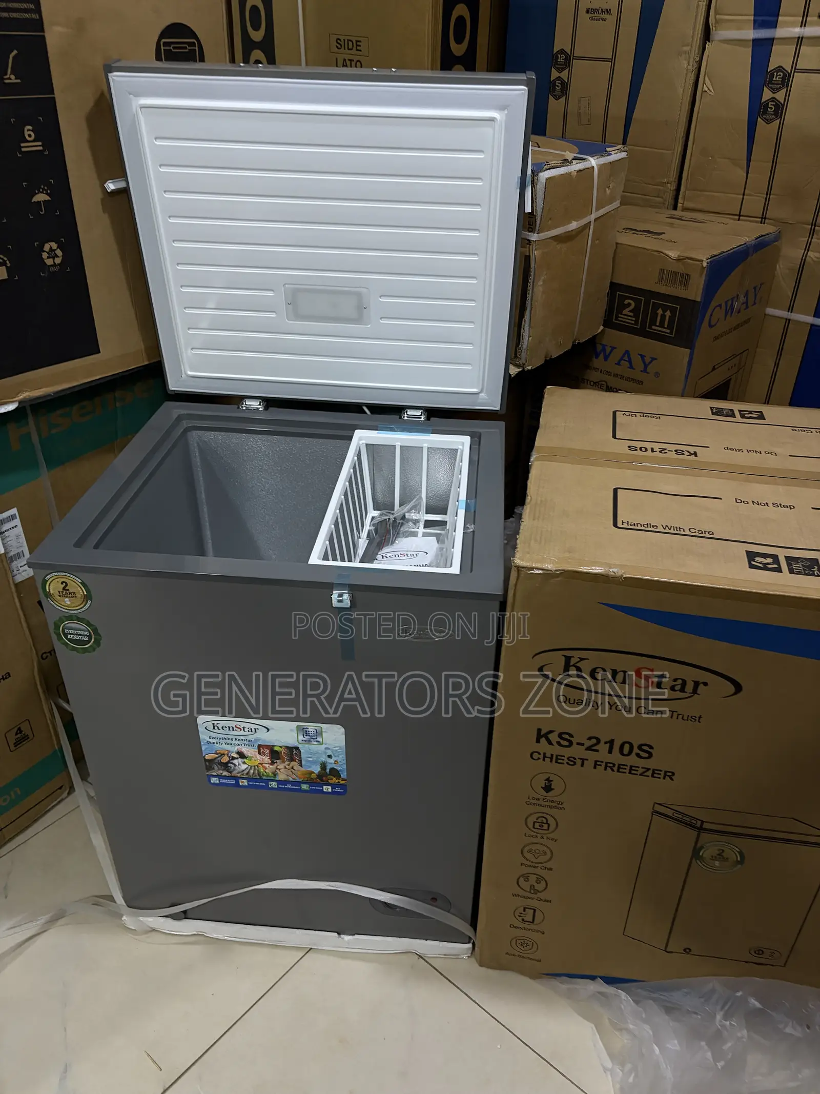 Kenstar KS-210S Chest Freezer for Small Business 142l
