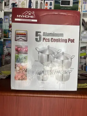 5 PCS Aluminum Cooking Pot