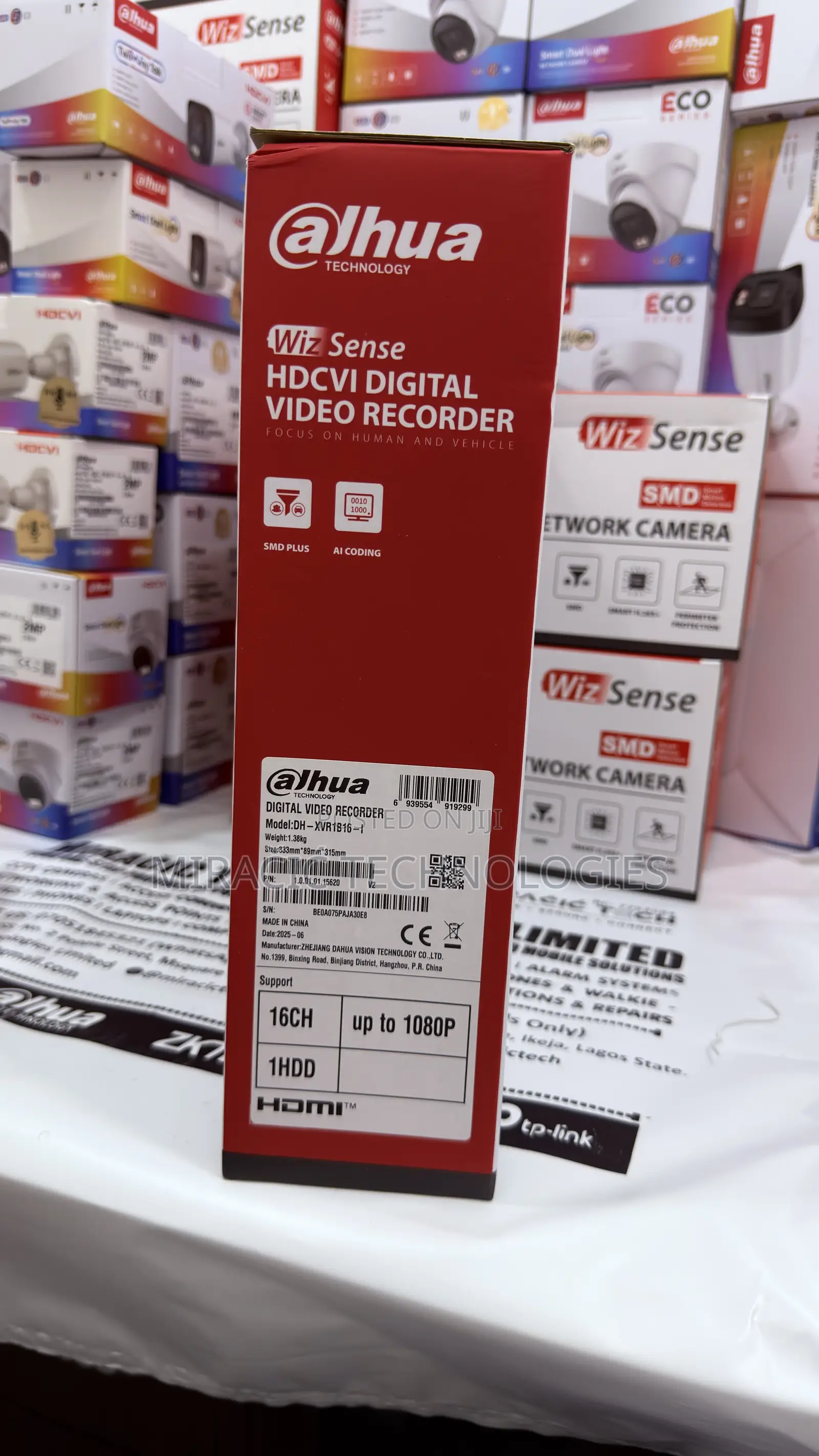 Dahua 16 Channels DVR 2 Way Audio