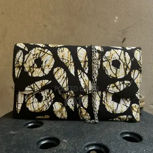 African Print Mini Clutch Bag