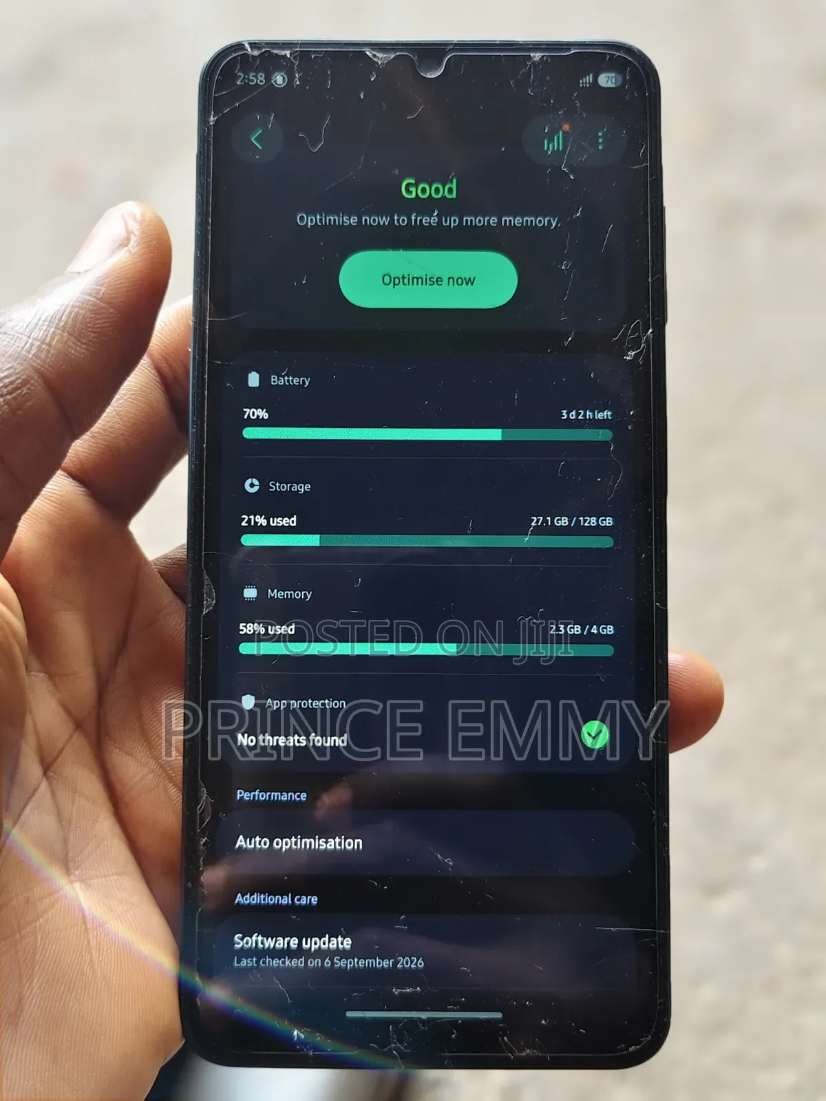 Samsung Galaxy A07 4G 128 GB Blue