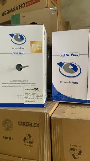 100% Copper Cat 6 Plus Network Cable (305m)