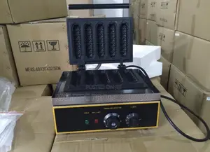 Commercial Electric Hotdog Waffle Maker / Stick Waffle Machine