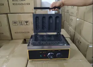 Commercial Electric Hotdog Waffle Maker / Stick Waffle Machine
