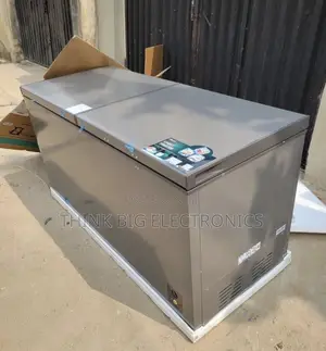 Brand New Hisense 420L Double Door Chest Freezer - Silver