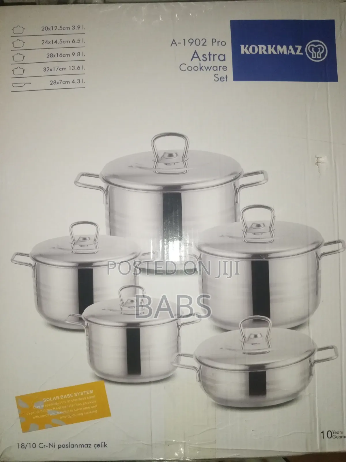 Korkmaz Pro 5 Non-Stick Pot