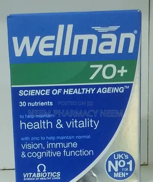 Wellman 70+ Men's Multivitamin Mineral Supplement