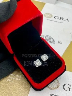 VVS Moissanite Diamond Unisex Earrings