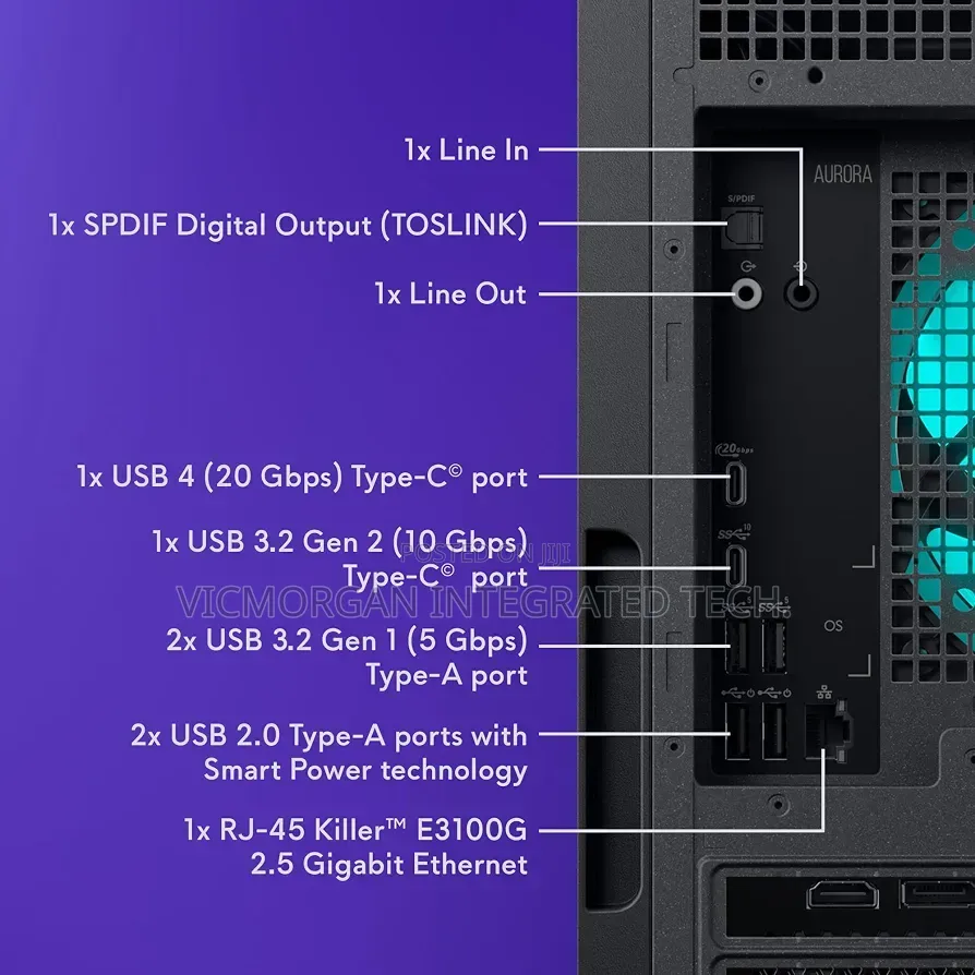 New Desktop Computer Dell Aurora 16GB Intel Core Ultra 7 SSD 1T