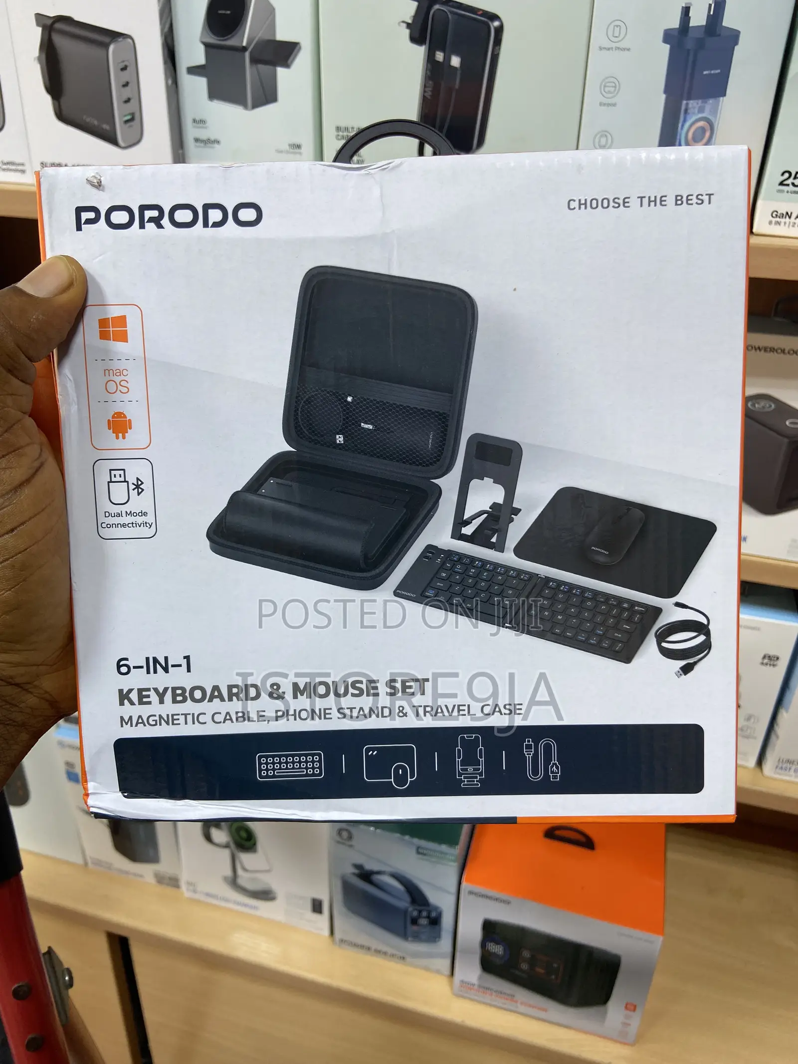 Porodo 6 in 1 Keyboard and Mouse Set