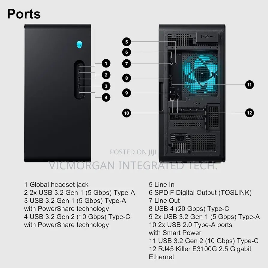 New Desktop Computer Dell Aurora 16GB Intel Core Ultra 7 SSD 1T