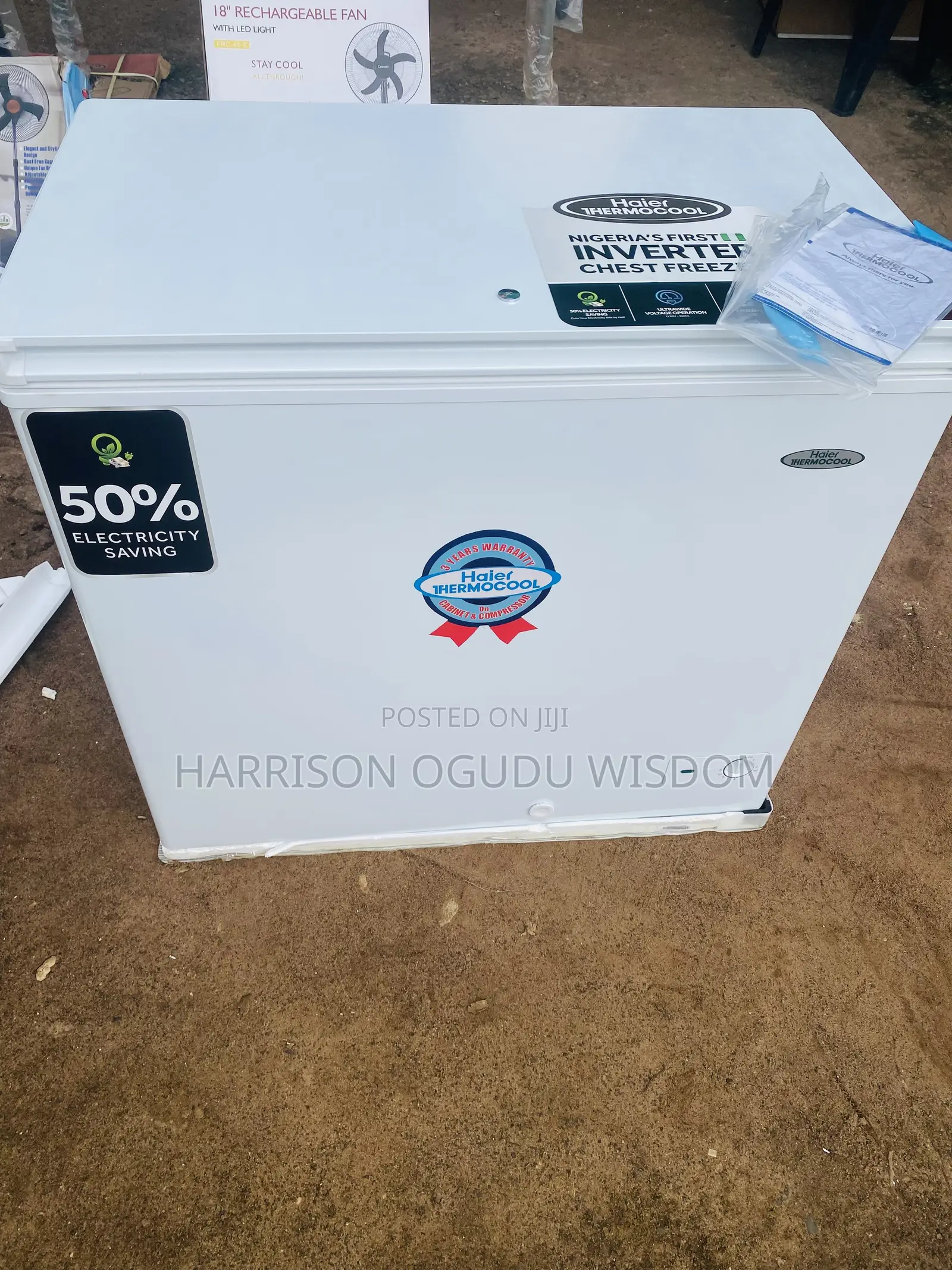 Thermocool (196L) Inverter Freezer, Model (HTF-202vw) for Sale