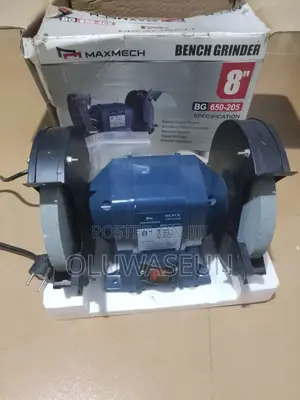 Brand New Maxmech 8" Bench Grinder BG650-205 - With Box
