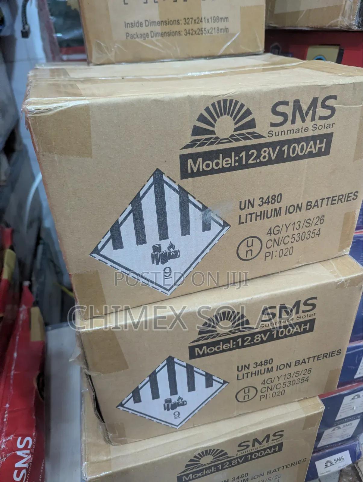 12.8v 100Ah SMS Lithium Batteries