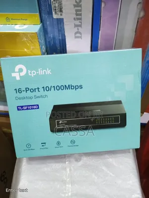 TP-Link 16-Port 10/100Mbps Desktop Switch TL-SF1016D