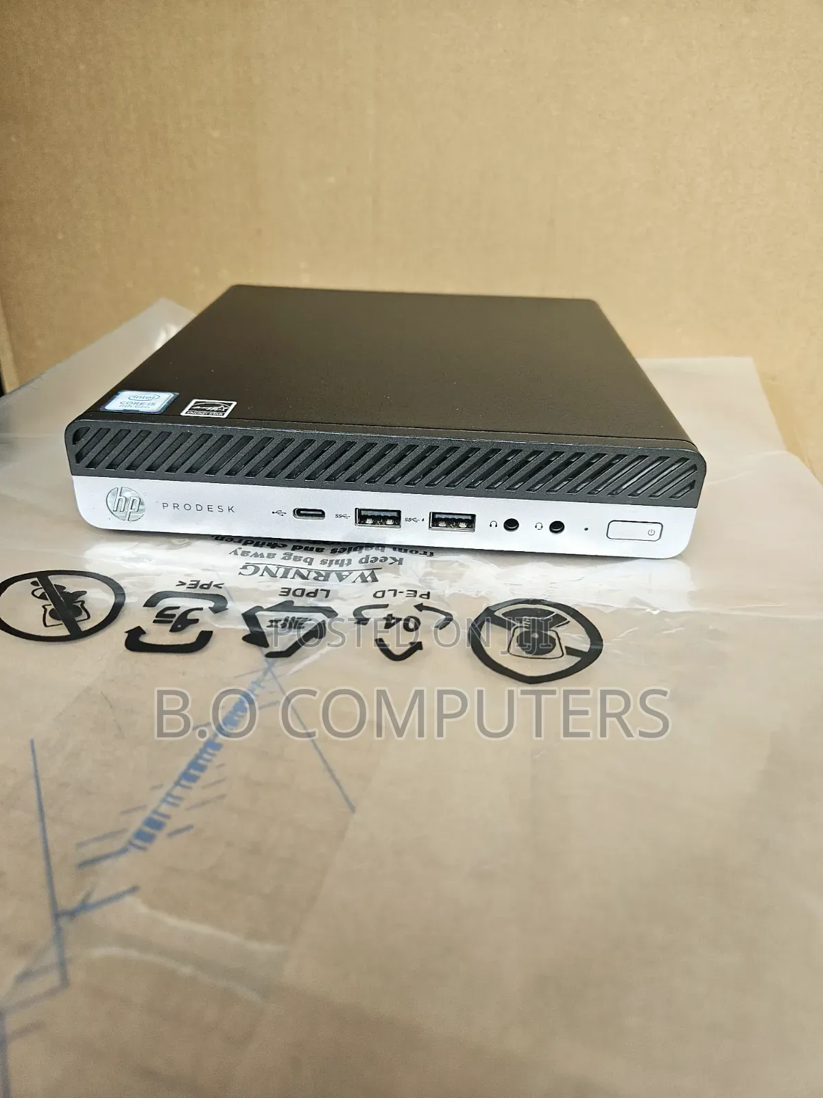New Desktop Computer HP ProDesk 600 G4 8GB Intel Core i5 SSD 256GB