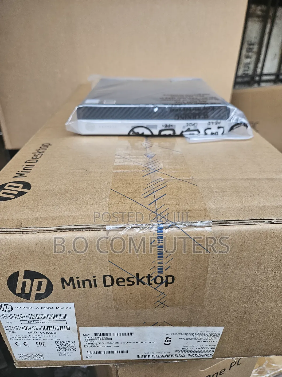 New Desktop Computer HP ProDesk 600 G4 8GB Intel Core i5 SSD 256GB