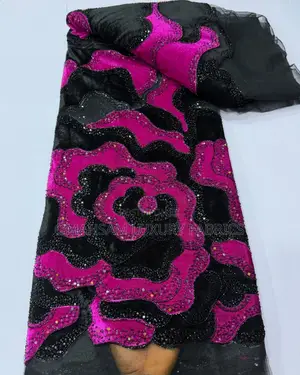 Velvet Lace With Crystal Stones