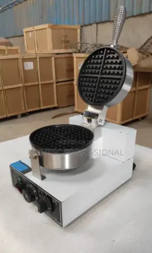 Quality Commercial Electric Round Belgian Waffle Maker