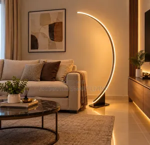 Nordic Minimalist Curved Line Floor Lamp Living Room Sofa Bedroom