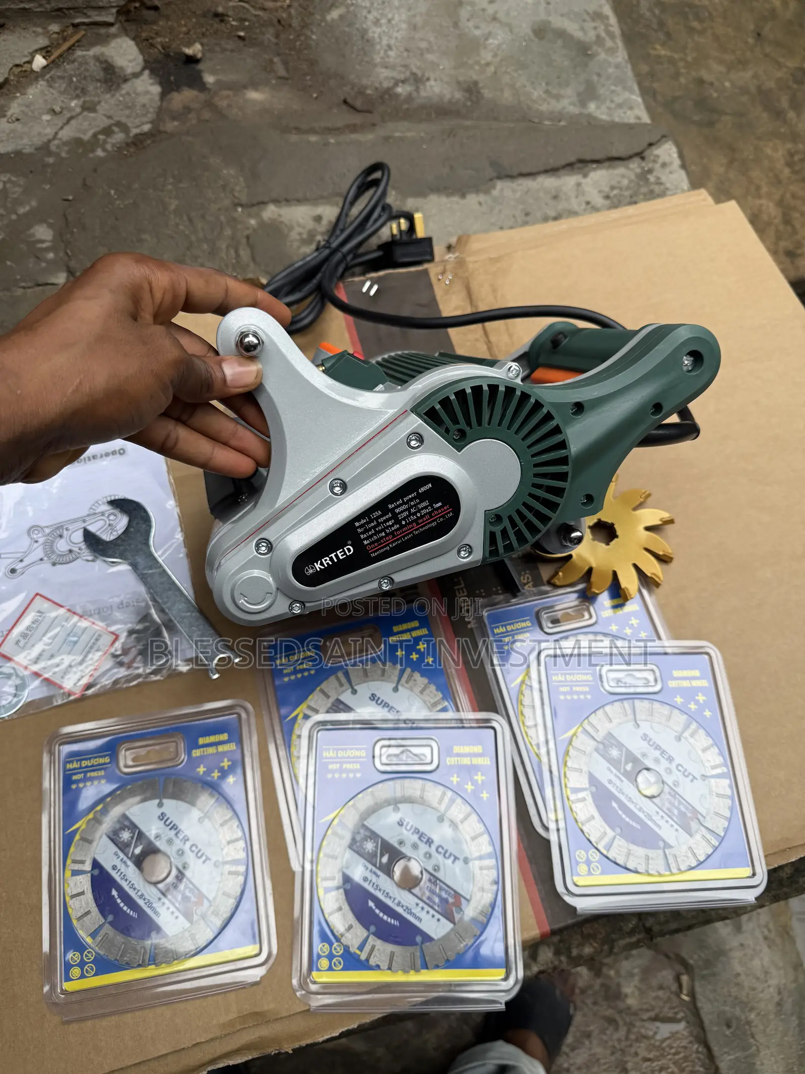 KRTED Wall Chaser 4800w