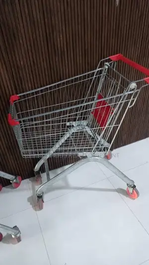 Supermarket Trolley and Basket