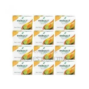 Extract Papaya Lightening Herbal Bathing Soap (12 PCS