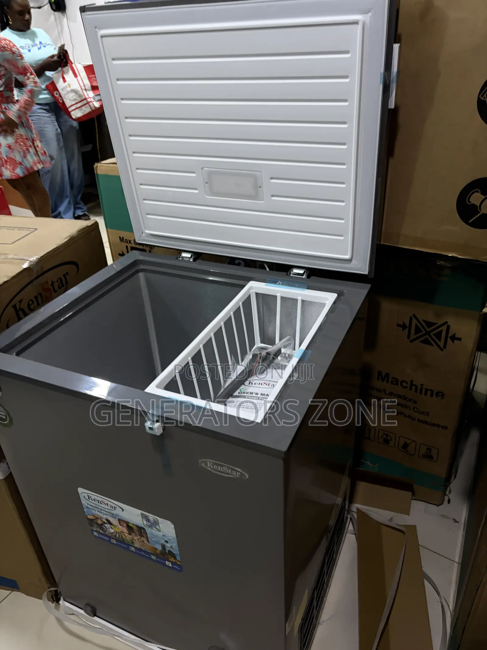 Kenstar 142L Deep Freezer With Removable Storage Basket