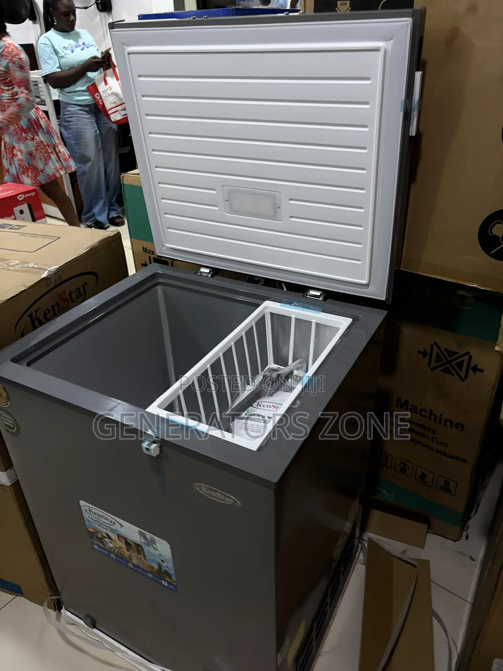 Kenstar 142L Deep Freezer With Removable Storage Basket