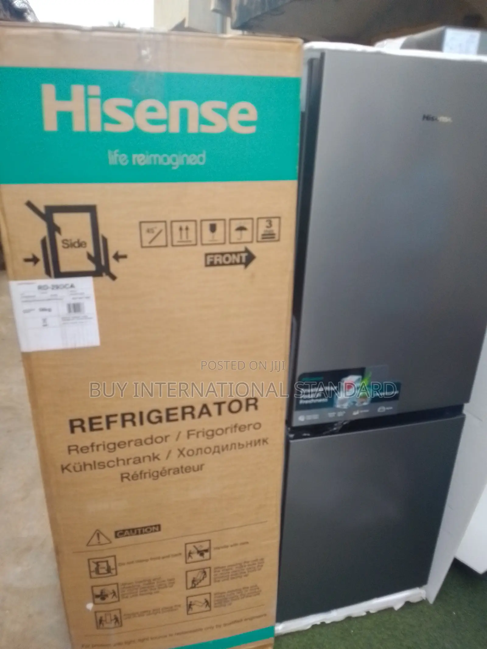 Hisense 29dca 225l Double Door Bottom Freezer Fridge