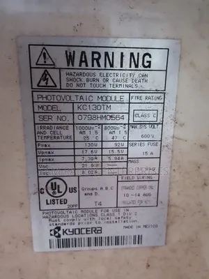 Solar Panel 130v