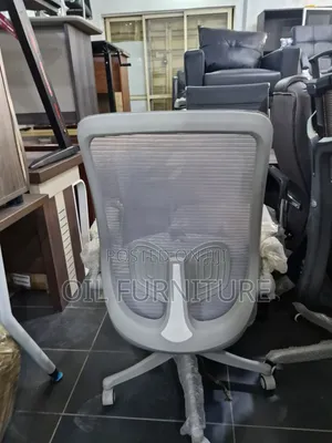 ​Executive Ergonomic Grey Mesh Office Chair With Lumbar Support