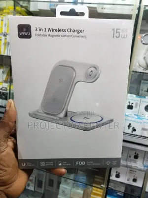 Wiwu Triple 3 in 1 Wireless Charger ( Foldable Magnetic Suction)