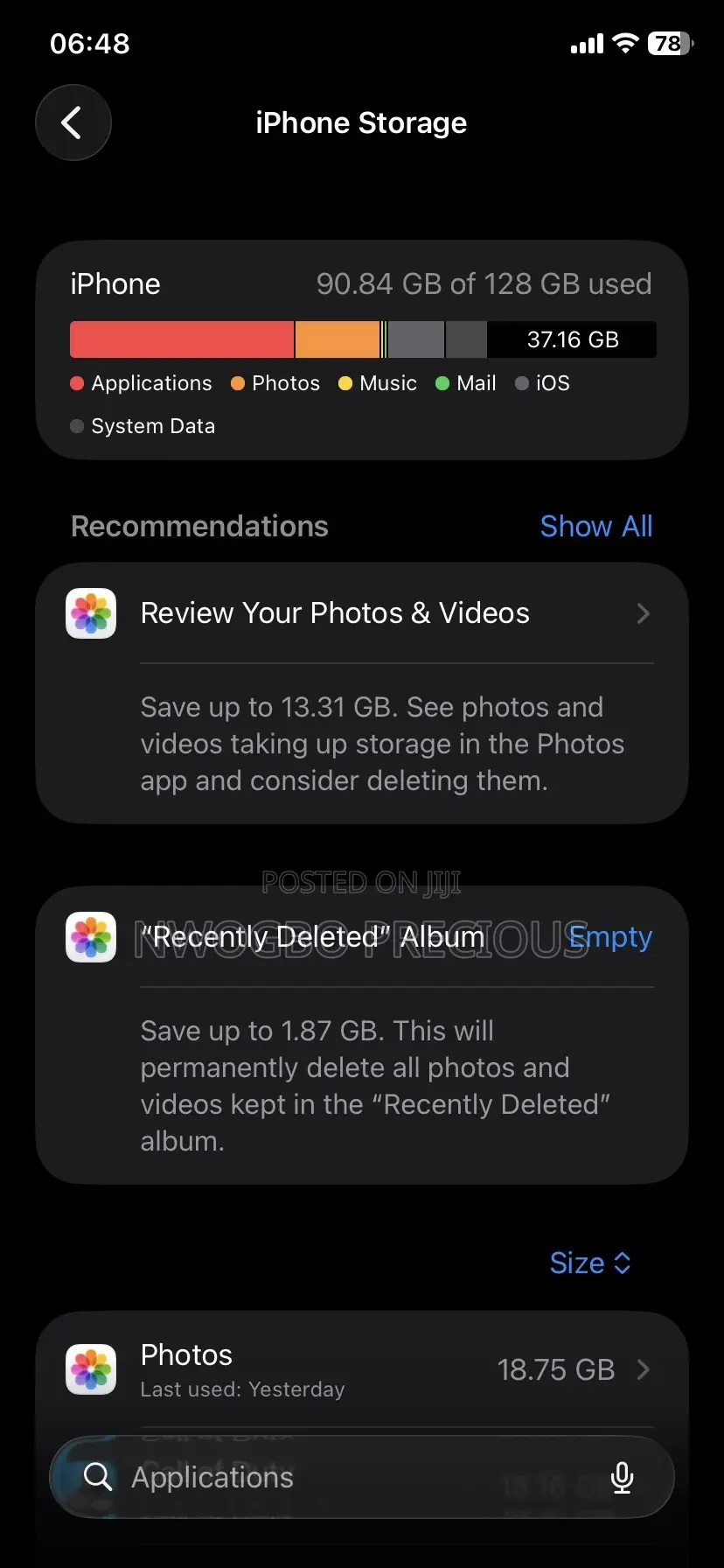 Apple iPhone 11 128 GB Purple