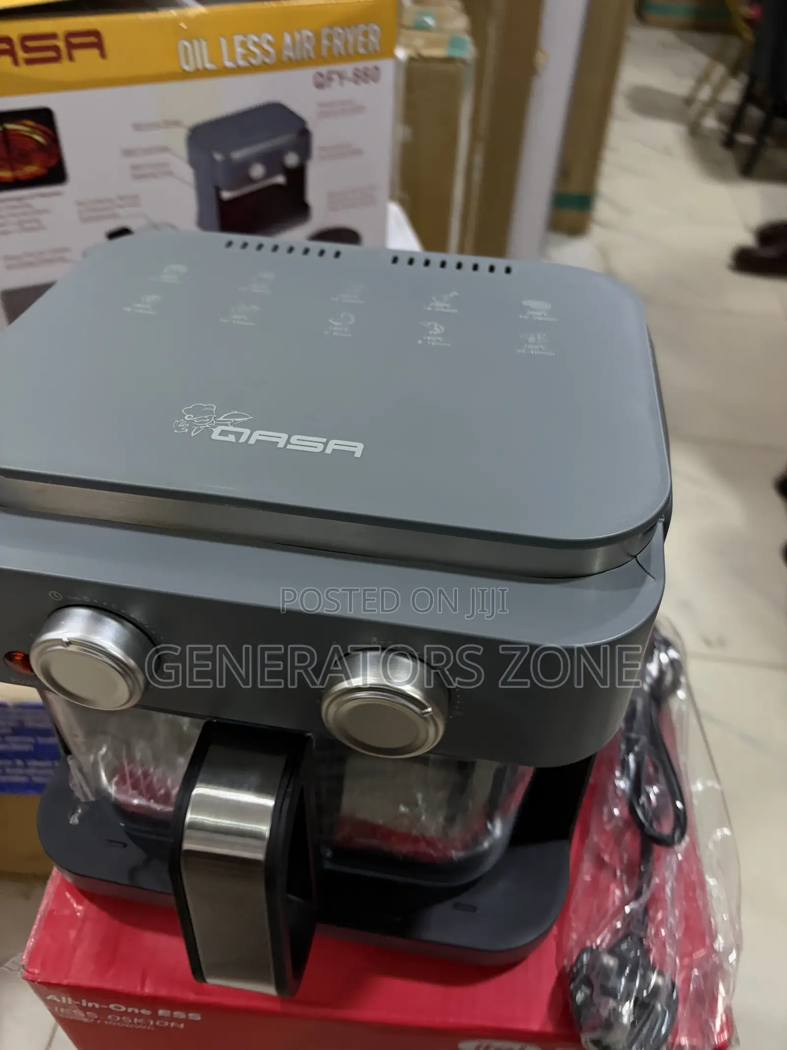 Qasa QFY-660 6L Air Fryer With Timer