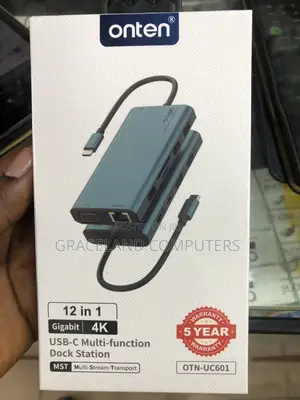 Onten Otn-Uc601 Type-C 12-in-1 Docking Station