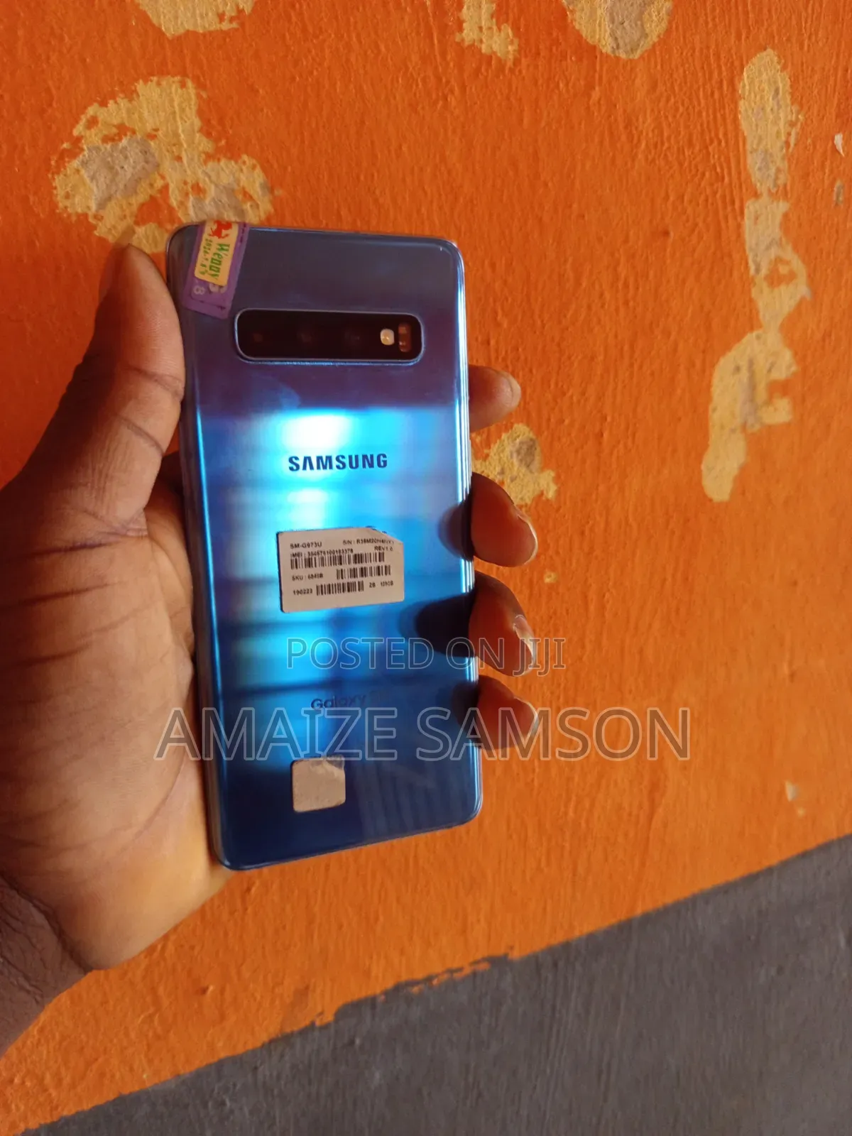Samsung Galaxy S10 128 GB Blue